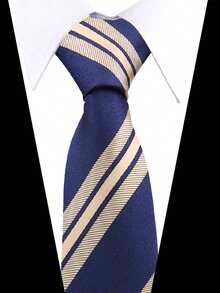 6pcs/Set Men's Business Commute Bestselling Style Neckties, High-End Elegant Essential For Men, Polyester Fabric, Suitable For Parties And Gifts For Friends - Multicolor - View 9