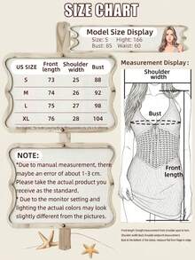 2026 New Women's Backless Hollow Out Crochet Halter Tie Knit Mini Dress, Sexy Sheer Beach Cover Up Dress, Summer Vacation & Holiday Party Beachwear - 白色 - 查看 9