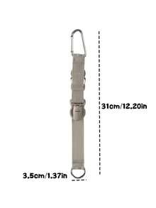 Adjustable Plastic Buckle And Lock Packing Strap, Multi-Functional Light Gray Nylon Material, For Securing Water Bottles And Jackets - Multicolor - View 10