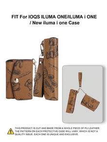 1PC For IQOS ILUMA ONE/ILUMA I ONE/New Iluma I One Series Universal Protective Case PU Leather Cover + TEREA 20pcs Storage Bag PU Leather Material Soft Lanyard Anti-Drop Anti-Scratch Anti-Collision Wear-Resistant Precise Cutout Unisex Protective Case Lightweight Integrated Storage Box Portable Fashion Accessory Business Casual Essential Protective Storage Box Gift For Yourself Storage Box - ILUMA ONE/i ONE Leather Case + Cigarette Pack - View 17