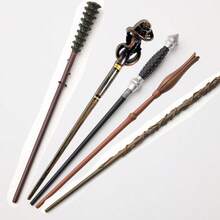 1件高品質精緻魔杖－收藏裝飾品，適合粉絲、主題派對 Cosplay 道具、派對裝飾、桌面裝飾、魔幻主題派對道具、生日禮物、節日禮物、完美禮物、復活節萬聖節聖誕節禮物、禮物、玩具（不含禮盒） - 彩色 - 查看 4