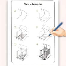 24-Page Adult Coloring Book | How To Paint And Think Like A Real Artist: 30-Day Painting Guide - Step-By-Step Instructions For Beginners To Advanced Artists - Learn Painting Techniques, Sketching, Shading, Perspective Proportion, Line Art Texture - B - View 5