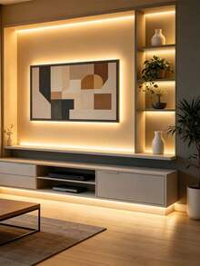 Luz LED Inteligente 2835 con Retroiluminación LED Deportiva USB 5V, Interruptor de Sensor de Escaneo Manual, Luz de Sensor de Escaneo Manual Decorativa, Adecuada para Dormitorio, Fiestas Navideñas Familiares, Cocina, Decoración de Armario. - Blanco - Ver 4