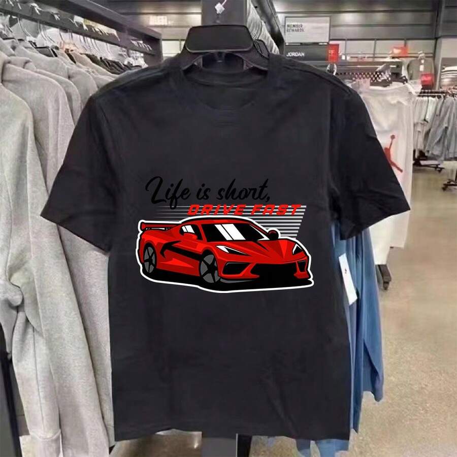Men T-Shirts - Black - View 1