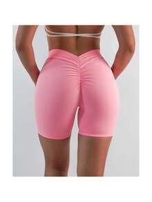 Women Shorts - Pink - View 6