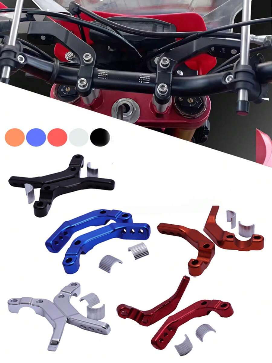 摩托車手把護手支架安裝座 28mm 手把護手夾環 通用適用於 EXC KAWASAKI RMZ 越野摩托車 - 護手支架通用華洋28mm把手壓蓋 - 查看 1
