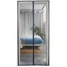 Magnetic Insect Screen Door Curtain, No-Drill Mesh Door Curtain - A - View 5