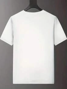 Nueva camiseta casual versátil y elegante de manga corta% algodón estampada - Camiseta de manga corta para hombre con cuello redondo Naughty Ghost, de tela cómoda y transpirable, adecuada para deportes, ropa casual moderna, para ir al trabajo, estar en casa, viajar y para conjuntos de. para personas con personalidades vivaces, sentido del humor y un pasión por crear diversión. - Estilo unisex. - Blanco - Ver 2
