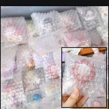 1 Roll 5m Transparent PE Bubble Wrap, Shockproof Anti-Drop Packaging Bubble Paper For Shipping And Parcel Wrapping - View 7