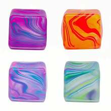 1pc Schylling Slow Rise Squishy Toy, NeedohToys Cute Maltose Flavor Toy, Children/Teen Squeeze Toy, Maltose Ice Block Sensory Toy, Stress Relief Block, Adult Stress Relief Toy, Stress Relief And Emotional Release Toy, Party Favor, Anxiety Relief Squishy Toy (Color May Vary) Due To Different Production Batches, The Packaging Pattern And Product Color May Have Slight Differences, But It Does Not Affect The Use, Please Refer To The Actual Product - Multicolor - View 2