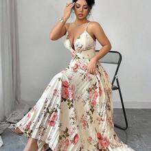 Women Midi Dresses - Blue - View 9