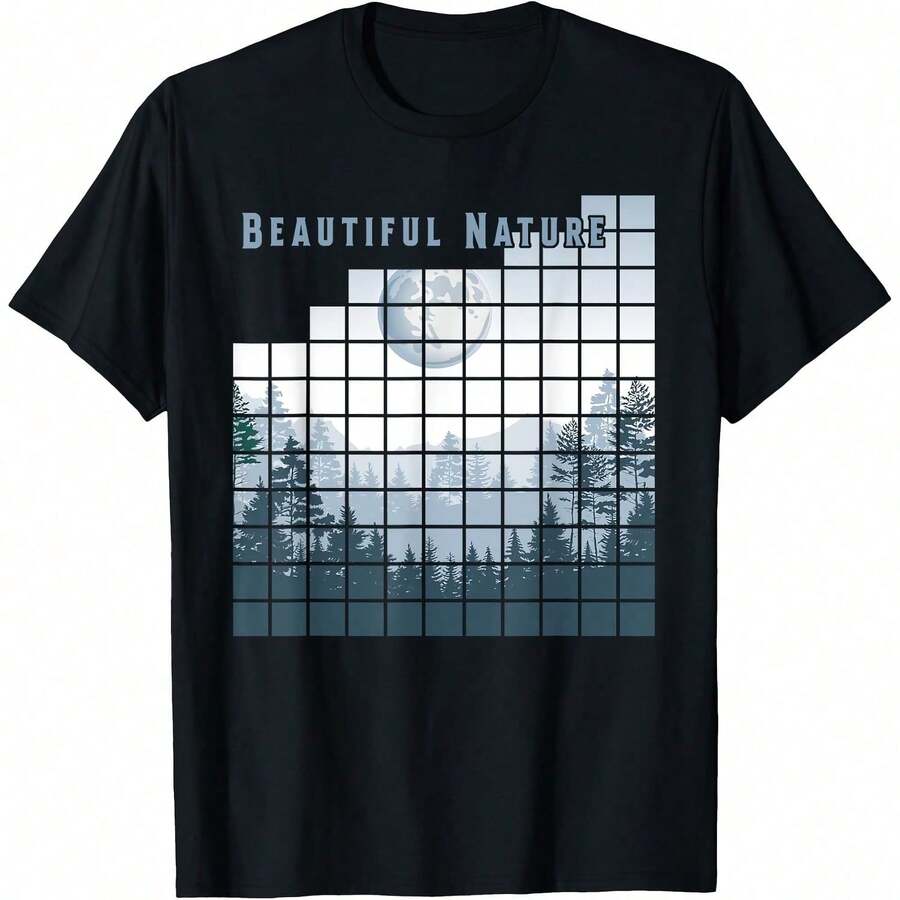 Adult T-Shirt With Minimalist Abstract Skeleton With Rose Print, Heavyweight Fabric, All Seasons, 220g Pure Cotton, Single-Sided Print, Round Neck, Short Sleeves, Unisex, Top, Ba - 庫爾 5 - 查看 1