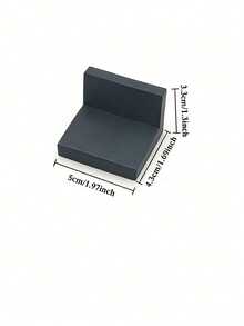 Estantería de almacenamiento montada en la pared de color negro profundo, estante flotante moderno, estantería de almacenamiento estrecha que ahorra espacio con soporte de placa de hierro, fijada con tornillos, adecuada para el hogar y la oficina - Multicolor - Ver 10