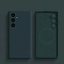 VRNOEI 奢華磁吸無線充電手機殼，相容 iPhone 16 14 13 12 11 15 17 18 Pro Max，天鵝絨材質，相容 iPhone 17 AIR 14 15 16 Plus，手機殼配件，相容 Galaxy S26 S24 S23 S22 S21 S25 Ultra Plus，磁吸無線充電保護殼 - 墨綠色 - 查看 42
