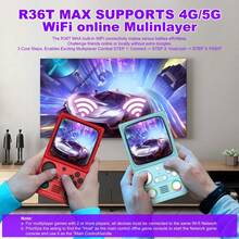 AISLPC 2026 新款 R36T MAX 復古掌上遊戲機 RK3326 晶片 128G 便攜式遊戲設備 4 吋 HD 螢幕 - 查看 2