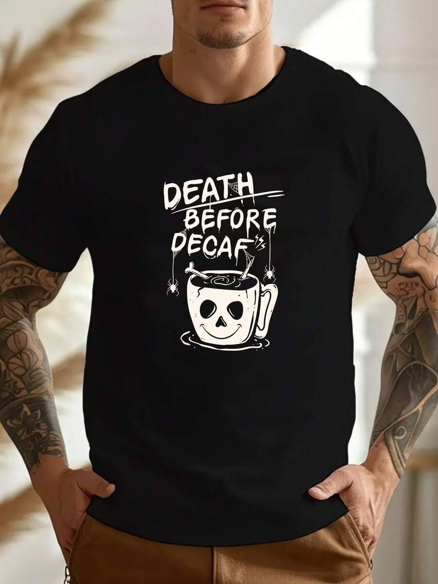 Camisetas de hombre - Negro - Ver 1