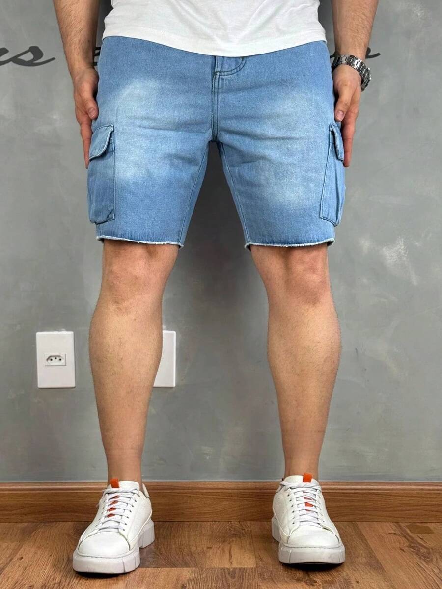Crystal Cargo Shorts - Glass - View 1