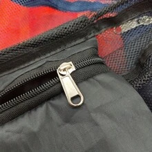 1PC Multi-Purpose Basketball Mesh Bag, Drawstring Sports Mesh Pouch With Zippered Inner Pocket, Convenient To Use, Suitable For Basketball, Volleyball, Soccer, Gym Training, Team Sports And Outdoor Activity Scenes, Compatible With All Training And Game Day Scenarios - Multicolor - View 6