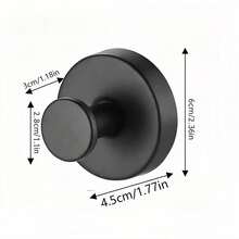 5pcs/8pcs/12pcs Modern Plastic Suction Cup Hooks, Wall-Mounted, Bathroom-Specific Suction Cup Clothes Hooks, Bathroom Towel Storage Tool, No-Drill Installation, Wall Hooks For Hanging Coats, Hats, Towels, Bathrobes, Wall-Mounted Hook Rack - Bathroom And Bedroom Essentials - Christmas Wreath Hooks - A - View 4