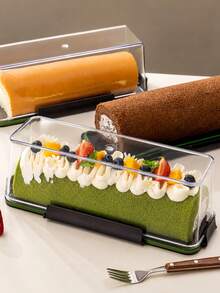 Contenedor de almacenamiento de pan, caja de pan hermética de gran capacidad, adecuada para la encimera de la cocina, puede almacenar tostadas, pan, pasteles, tortillas, pastelería, caja de almacenamiento apilable que ahorra espacio, adecuada para la despensa y el refrigerador - Multicolor - Ver 1