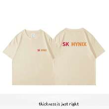 "SK HYNIX" Doppelseitig Bedrucktes T-Shirt Hochwertige Weiche Baumwolle Lässiges Kurzarm-Shirt  Unisex Tech-Top für Frühling und Sommer - 10 - Übersicht 11