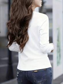 Elegant And Modern Top For Women - 白色的 - 查看 2