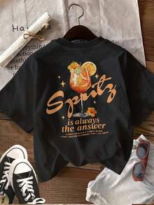 Women T-Shirts - Black - View 2