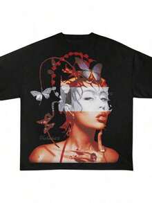 Women T-Shirts - 黑色 6 - 查看 1