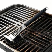 Barbecue Brush And Scraper, Heavy-Duty Multi-Purpose Cleaning Tool With Steel Wire Brush Head, Suitable For Gas Grills And Charcoal Grills - Multicolor - View 9