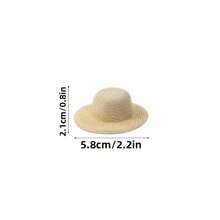 1/10/30pcs Mini Straw Hat Decorations, Combining Rustic Design, Natural ...