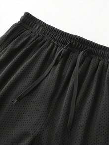 2 piezas Shorts de malla de doble capa 2 en 1 para hombre con forros de compresión incorporados, deportes para novio - Multicolor - Ver 5