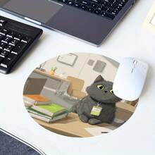 Circular Mouse Pad With Cartoon Design For Cats And Dogs - Featuring An Anti Slip Rubber Base, Measuring 20 X 20 Cm, Perfect For Offices And Homes, And Ideal For Women And Girls Weighing 47g Per Piece - View 16