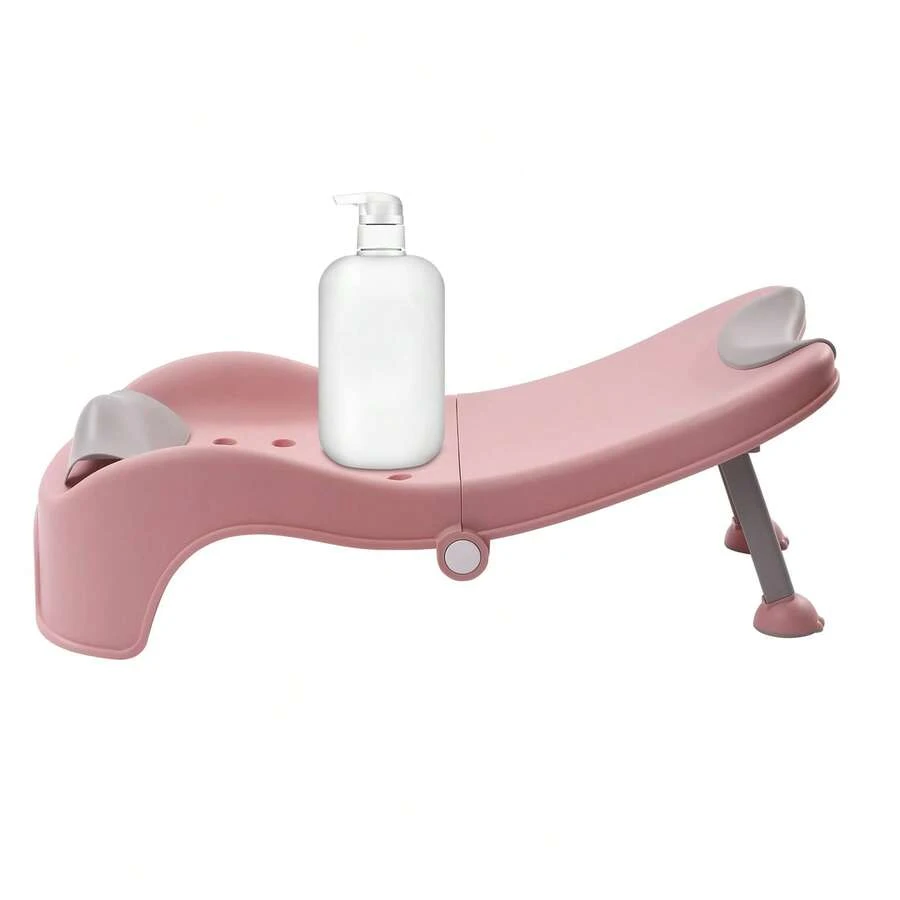 ZhdnBhnos Adjustable Children's Shampoo Chair Is Suitable For 0-5 Years Old Bath Seat Bathtub Household Foldable Moisture-Proof Clothes Design - VARIANT__1 - View 1