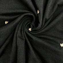 Camiseta de enfermería casual de verano para maternidad con bordado de corazón - Azul - Ver 6