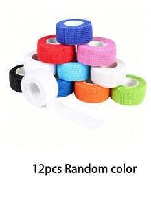1/6/12pcs Self-Adhesive Sports Protective Bandage, Universal Non-Woven Fabric Elastic Bandage For Fingers And Pets, Camouflage Finger Guard Bandage, High Elasticity Bandage For Sports And Outdoor, Finger Protection Bandage, Pet Paw Wrap Bandage - Multicolor - View 7