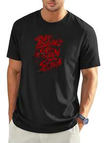 T-Shirts Hommes - Noir - Voir 1