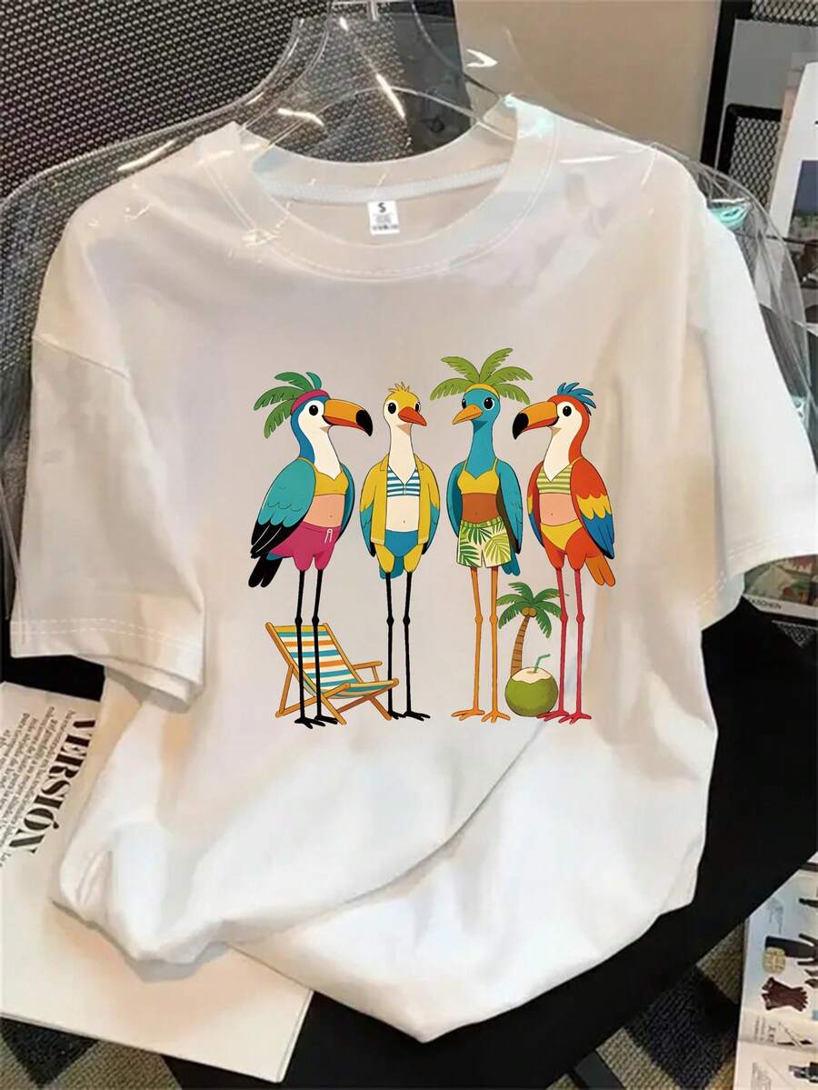 Halloween Graphic T-Shirt - White - View 1