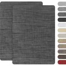 3 Stück 20,5 X 28 cm feines Leinen, hochhaftender Ölkleber, geeignet für Heimprodukte, Sofas, Möbel, Tragetaschen und Autositze - A - Übersicht 1