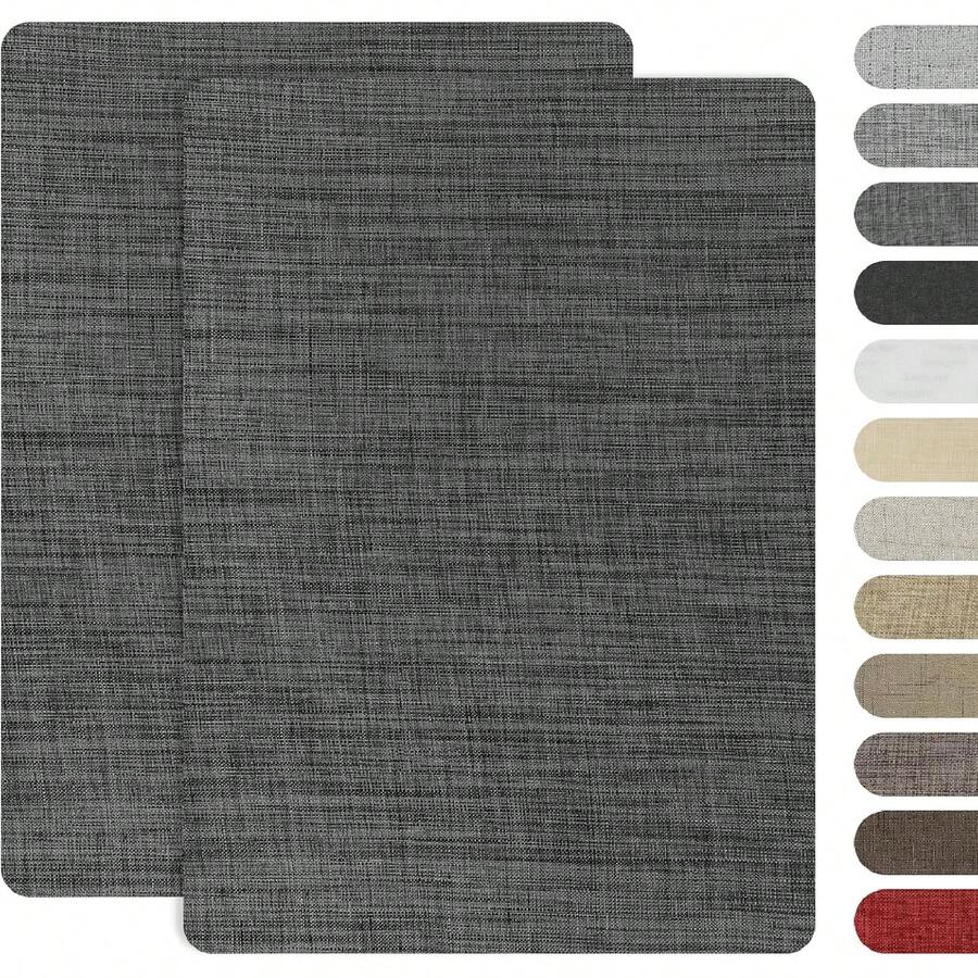3 Stück 20,5 X 28 cm feines Leinen, hochhaftender Ölkleber, geeignet für Heimprodukte, Sofas, Möbel, Tragetaschen und Autositze - A - Übersicht 1