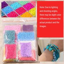 1500pcs 18 Colors Premium Czech Glass Seed Beads, 2mm Mini Colorful Beads For DIY Necklace, Earrings, Bracelet Jewelry Making - DIY - View 9
