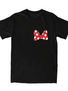 Mickeys S Mouse And Friends Cute T Shirt Summer Streetwear T-Shirts 100 Cottonsss HarAJsuku Tee Shirt For Men's Short-SLEEs Ved Tees - 黑色 - 查看 1