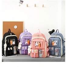 Conjunto de Mochila de 5 piezas estilo coreano. - A - Ver 2