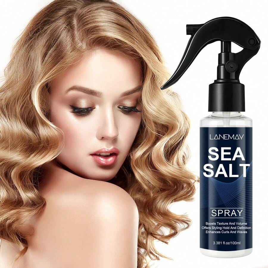 海鹽紋理噴霧 - 海鹽與海藻 - 注入蘆薈與維生素E - 在造型時滋養頭髮 - 增強自然捲度 - 增加髮量 - 撫平毛躁 - 50ml - 海鹽噴霧 - 查看 1