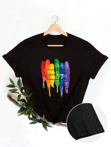 Women T-Shirts - Black - View 2
