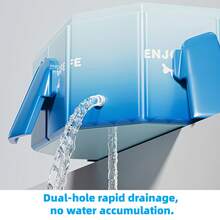 1pc Foldable No-Inflation Swimming Pool, Multiple Styles And Sizes Available, Integrated Design Easy To Assemble, Space-Saving, 5-Layer Thickened PVC Material, Foldable, No Installation Required, Hard Shell, Quick Setup, No Installation, Swimming Pool / Foldable Pool / Above Ground Pool, Rectangular Swimming Pool For Immediate Enjoyment, Large Foldable Hard Shell Pool, Family Size Backyard Inflatable Pool Suitable For Beach, Seaside, Camping, Outdoor Activities, Summer Backyard Water Park, Family Outdoor Swimming Pool, Large Backyard Splash Center - C - View 7