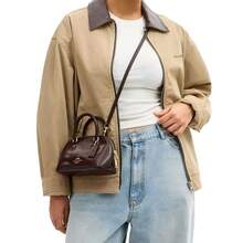 Coach Lara Printed Women's Shoulder Strap Crossbody Bag CEA01IMMPL - 楓樹棕色CEA01IMMPL - 查看 2