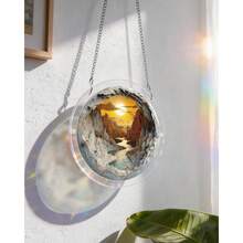 Acrylic Puzzles Suncatcher Window Hanging, 83 Pieces 7.4 Inch Sun Catcher Acrylic Puzzles Garden Decoration For Women Men Mom Birthday Gift Home Decor (Dawn Flower) - 洞穴裏的黎明 - 查看 3