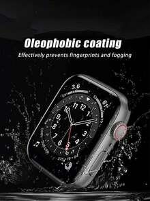 6片裝透明水凝膠螢幕保護貼膜，適用於Apple Watch 38/40/41/42/44/45/49mm，防刮保護膜，軟膜，相容於Watch Ultra/SE/8/7/6/5/4/3/2/1 - 無色 - 查看 7