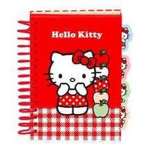 Hello Kitty Safta دفتر ملاحظات هالو كيتي A6 للبنات والمراهقات، دفتر بغلاف صلب، 80 ورقة 80 جم/م² و4 فواصل داخلية، ترخيص رسمي، مثالي للمدرسة والهدايا - رمادي - مشاهدة 2