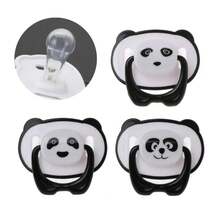 Panda Silicone Pacifier, Pacifier Corrector For Newborns, Weaning Tool For Babies 0-1 Year Old - A - View 1